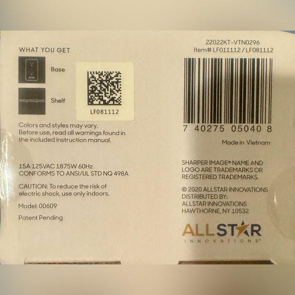 📱SOCKET~SHELF Organizer by Sharper Image ~ BRAND NEW & UNOPENED - Picture 5 of 6